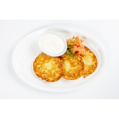Frozen fried potato pancakes, 4.8 kg